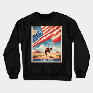 Oklahoma United States of America Tourism Vintage Poster Crewneck Sweatshirt